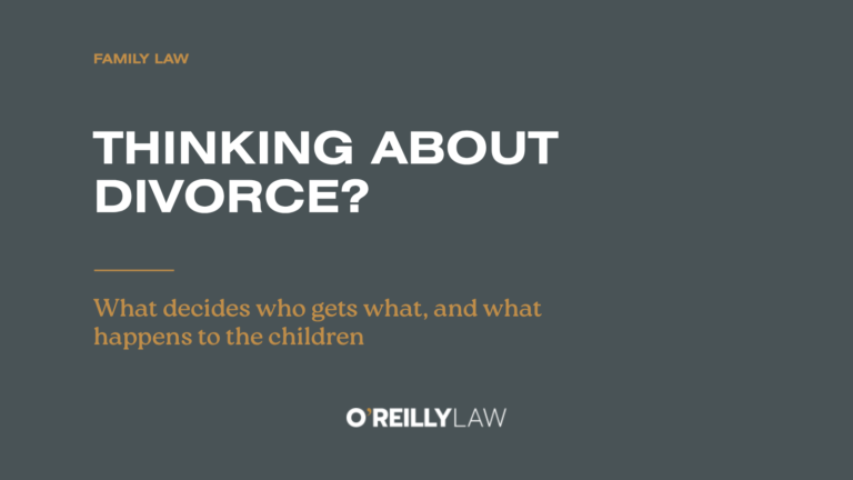 O'Reilly Law: Getting divorced in South Africa – the process, your property and your children